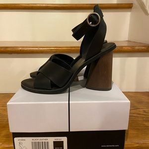 Dolce Vita black leather sandals